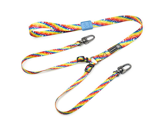 Guia para Cachorro Dupla Rainbow - Colorido, Colorido | WestwingNow