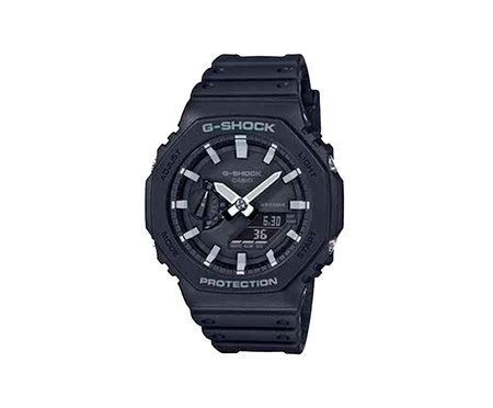 Relógio De Pulso G-Shock Anadigi Preto Modelo Ga-2100-1Adr