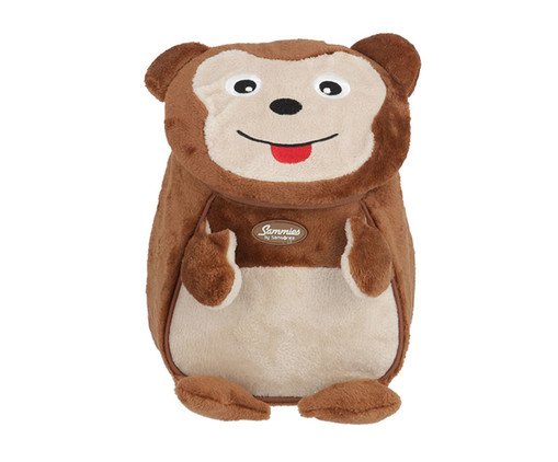 Mochila Infantil Parker Monkey marrom - 25X30X12,5cm, brown | WestwingNow