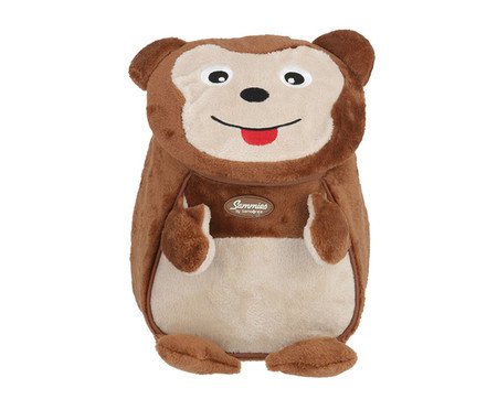 Mochila Infantil Parker Monkey marrom - 25X30X12,5cm | Westwing