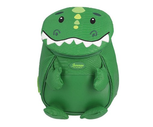 Mochila Infantil Parker Dino verde - 25X30X12,5cm, green | WestwingNow