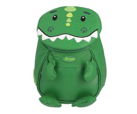 Mochila Infantil Parker Dino verde - 25X30X12,5cm | Westwing