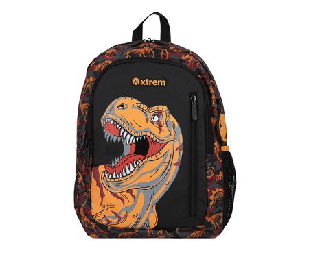 Mochila infantil Logan Dino Laranja - 30X42X13cm | Westwing