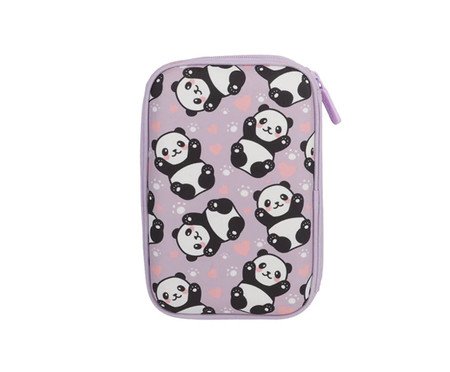 Estojo Tucson Panda Lilás - 15X23X6cm | Westwing