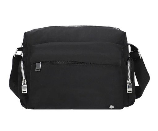 Bolsa Transversal MelRosê 4XT Preto - 32,5X23,5X17cm, black | WestwingNow