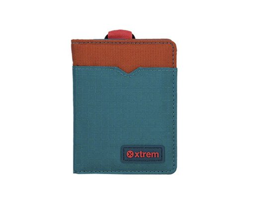 Carteira Watson 4XT Azul Petróleo - 11X9X1cm, blue | WestwingNow