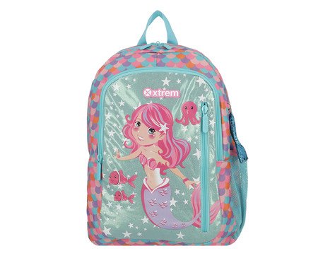 Mochila infantil Logan Sereia Rosa - 30X42X13cm | Westwing