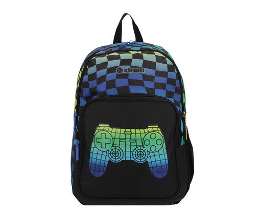 Mochila infantil Hopper Gamer Preto - 31X44,5X15cm, black | WestwingNow