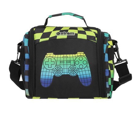 Lancheira Infantil Térmica New Break Gamer Colorida - 24X22X18cm | Westwing