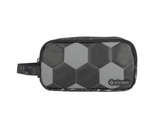 Estojo University Futebol Preto - 23,5X12X12,5cm, black | WestwingNow