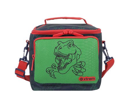 Lancheira Infantil Térmica Oregon Dino azul - 22X21X19cm | Westwing