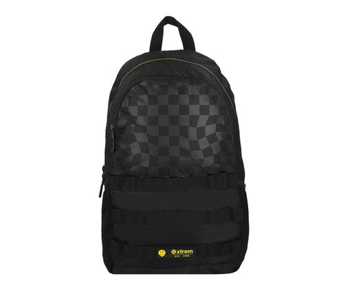 Mochila para Notebook 15 Clinton Preto e Amarelo - 29X46X19cm, black | WestwingNow