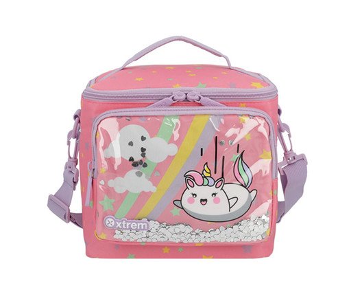 Lancheira Infantil Térmica Oregon Unicórnio Rosa - 22X21X19cm, pink | WestwingNow