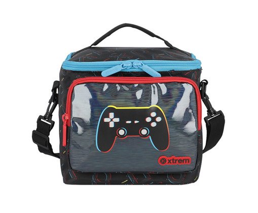 Lancheira Infantil Térmica Oregon Gamer Preto - 22X21X19cm, black | WestwingNow