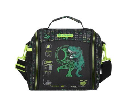 Lancheira Infantil Térmica New Break Dino Verde - 24X22X18cm | Westwing