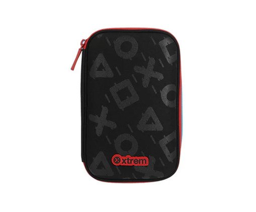 Estojo Tucson Gamer Preto - 15X23X6cm, black | WestwingNow