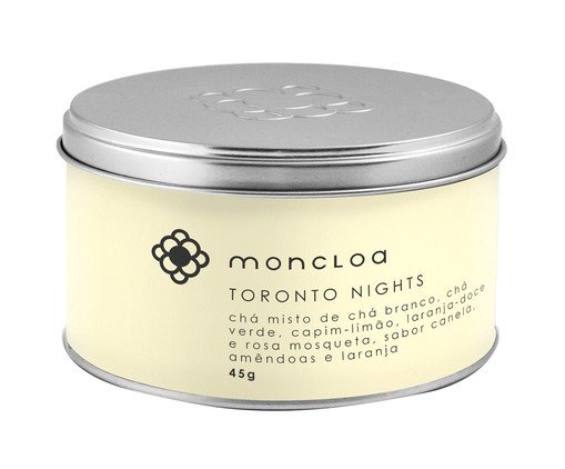 Chá Branco Toronto Nights Moncloa Lata - 45g, multicolor | WestwingNow