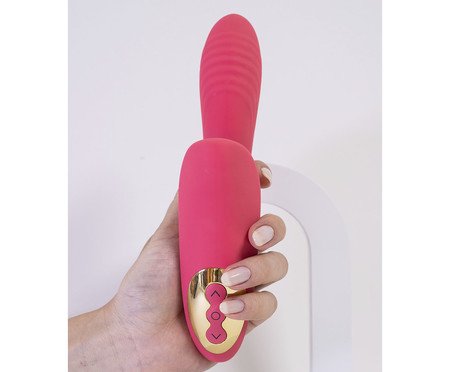 Sugador e Vibrador Rabbit Queen Melancia | Westwing