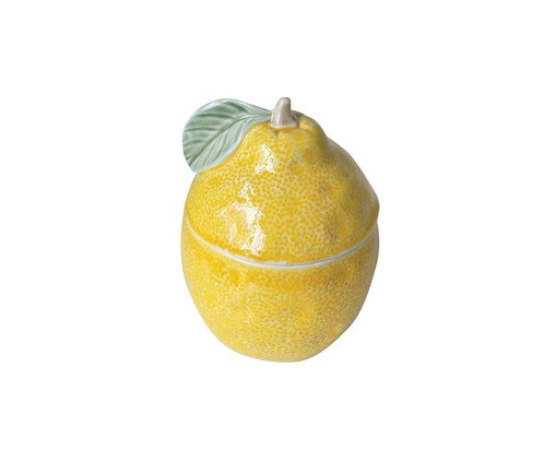 Pote com Tampa Lemon Amarelo, Amarelo | WestwingNow