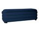 Puff Baú G em Veludo Valle Azul Marinho, blue | WestwingNow