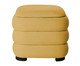 Puff Baú P em Veludo Valle Mostarda, yellow | WestwingNow