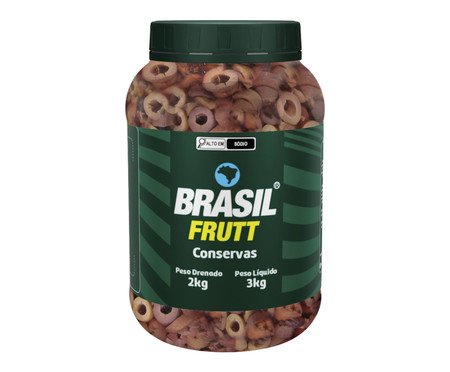 Azeitona Preta Fatiada Balde