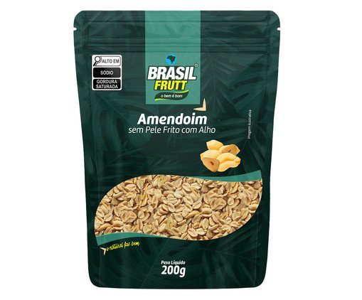 Amendoim sem Pele Frito com Alho Pacote, Indefinido | WestwingNow