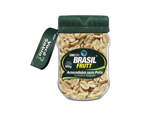 Amendoim sem Pele Torrado e Salgado Pote