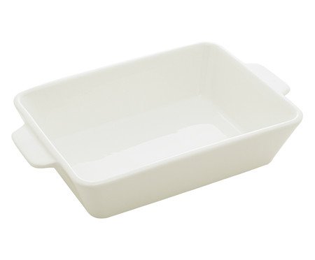 Refratário em Porcelana Basic Branco | Westwing