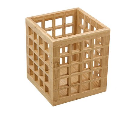 Porta-Utensílios em Bambu Vazado Oikos | Westwing