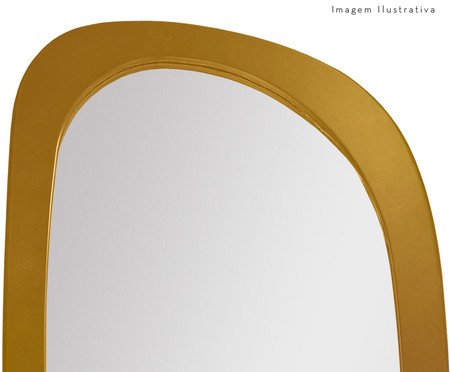 Espelho de Corpo Seraphine Orgânico Dourado | Westwing