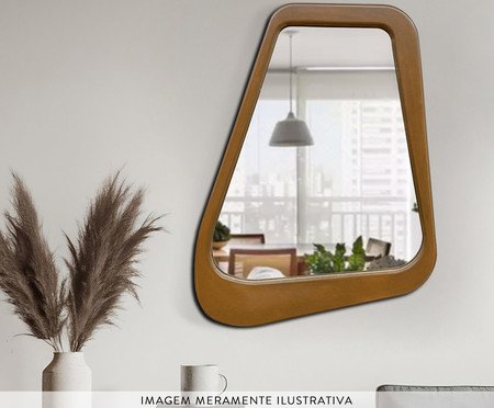 Espelho Decorativo Trapézio Freijó | Westwing