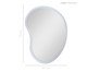 Espelho Decorativo Egg Orgânico Branco, white | WestwingNow