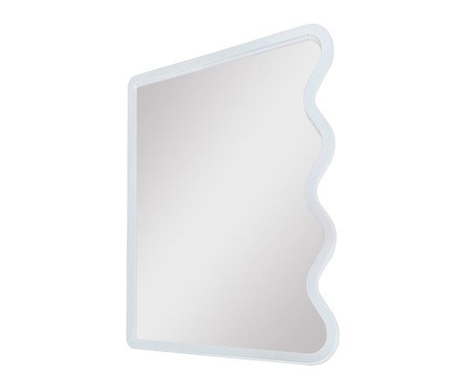 Espelho de Parede Wave Orgânico Branco, white | WestwingNow
