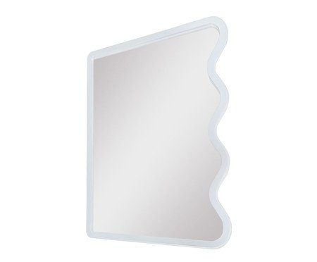 Espelho de Parede Wave Orgânico Branco | Westwing