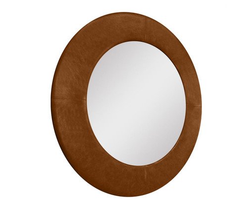 Espelho Decorativo Madrid em Corino Marrom, brown | WestwingNow