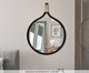 Espelho Profile Sisal Preto Grande, black | WestwingNow