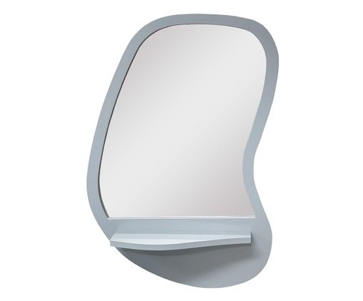 Espelho Organic Shelf Azul Grande, blue | WestwingNow