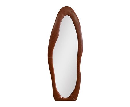 Espelho de Corpo Paris Orgânico em Corino Marrom | Westwing