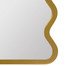 Espelho de Parede Wave Orgânico Dourado, gold | WestwingNow
