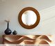 Espelho Madrid em Corino Marrom - 70cm, brown | WestwingNow