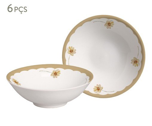 Jogo de Bowls Decorado Huppert, multicolor | WestwingNow