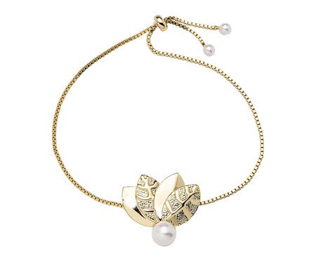 Pulseira Gravata Fiori Ouro | Westwing