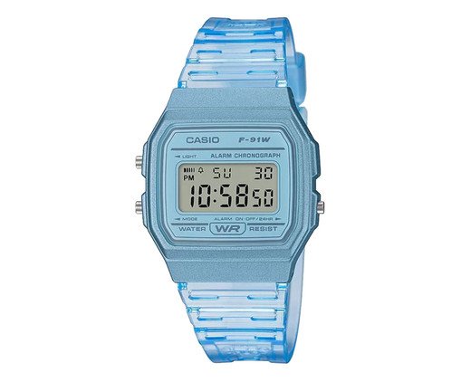 Relógio de Pulso Casio Standard Digital - 3,5X0,85cm, Azul | WestwingNow