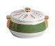 Sopeira com Tampa Verde com Filete Ouro Boca de Leao, Colorido | WestwingNow