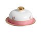 Manteigueira Rosa com Filete Ouro Boca de Leao, Colorido | WestwingNow