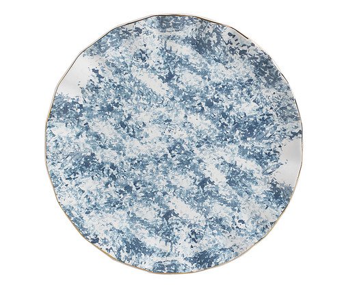 Suplat com Filete Ouro Ype Azul, Colorido | WestwingNow