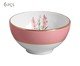 Jogo de Bowl Cereal Rosa com Filete Ouro Boca de Leao, Colorido | WestwingNow