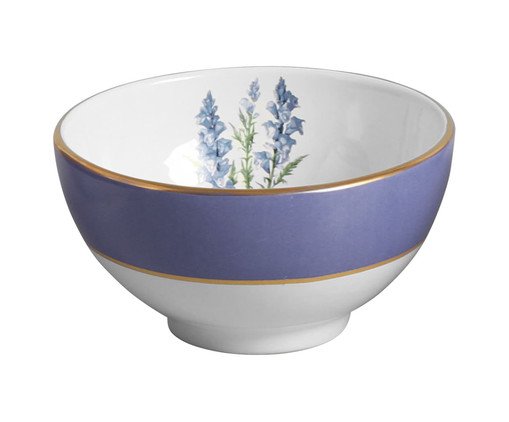 Jogo de Bowl Roxo com Filete Ouro Boca de Leao, Colorido | WestwingNow
