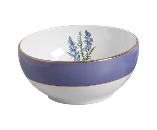 Tigela Grande Roxo com Filete Ouro Boca de Leao, Colorido | WestwingNow
